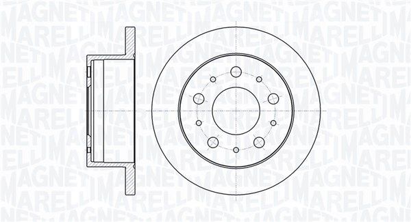 MAGNETI MARELLI Bremžu diski 361302040271